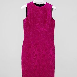 L’Wren Scott Fuschia Brocade Dress